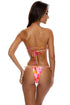 Luli Fama Retro Dream Drawstring Bandeau Top